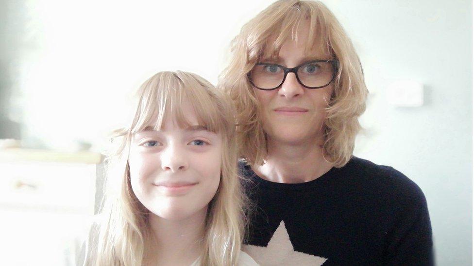 Sally Jones and her daughter Kitty