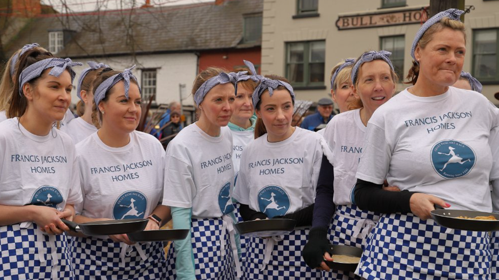 Olney pancake race