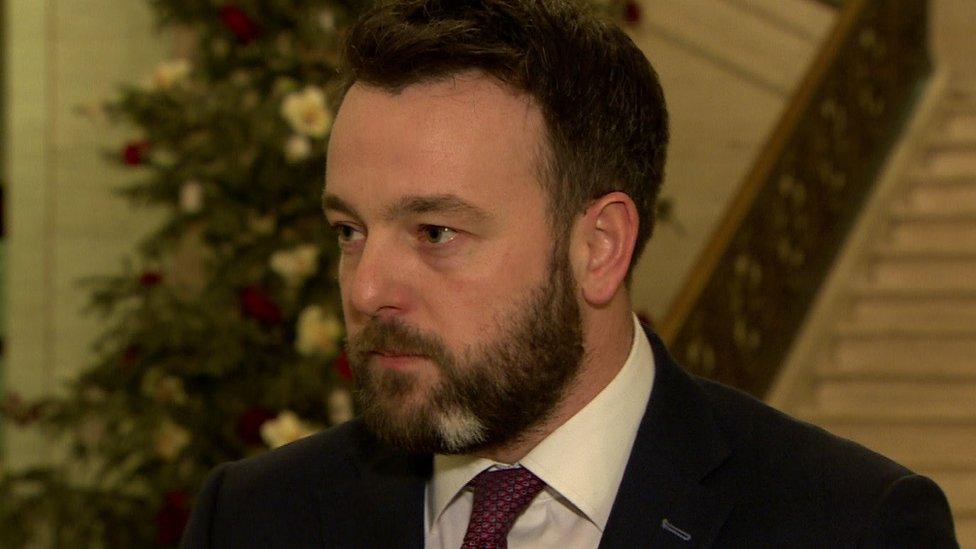 SDLP leader Colum Eastwood