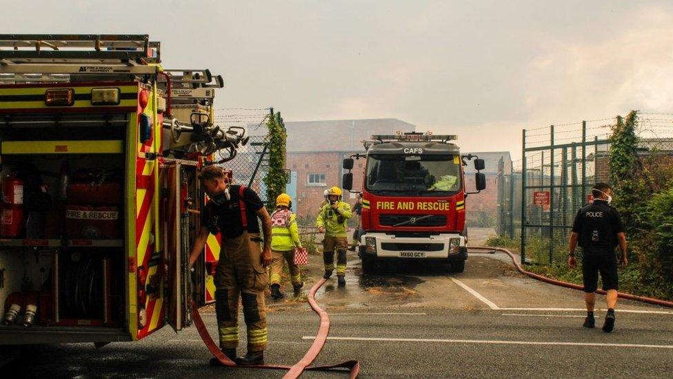 Fort Road, Gosport fire