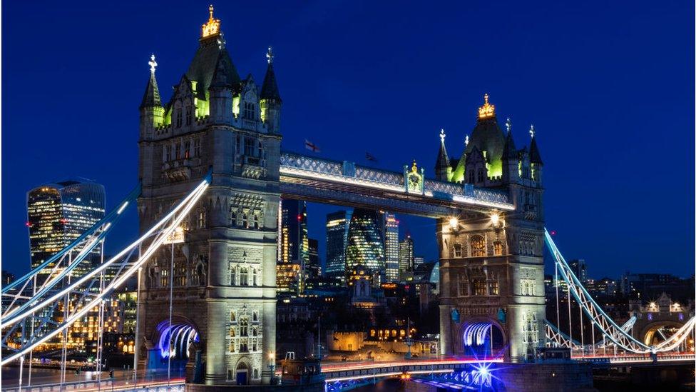 Tower Bridge at night