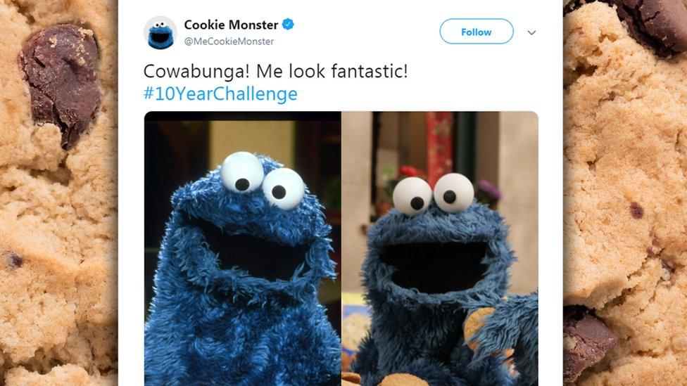 Cookie Monster Twitter post