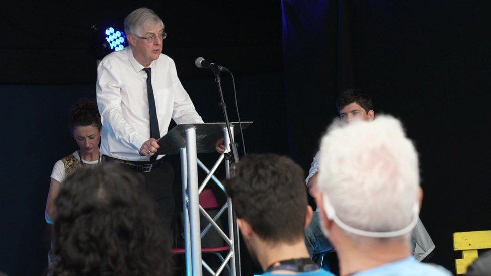 Mark Drakeford yn Tafwyl 2023