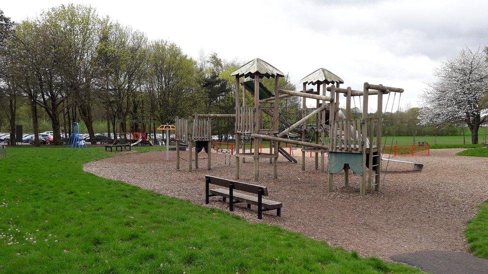 Playground at Heath Park, Cardiff