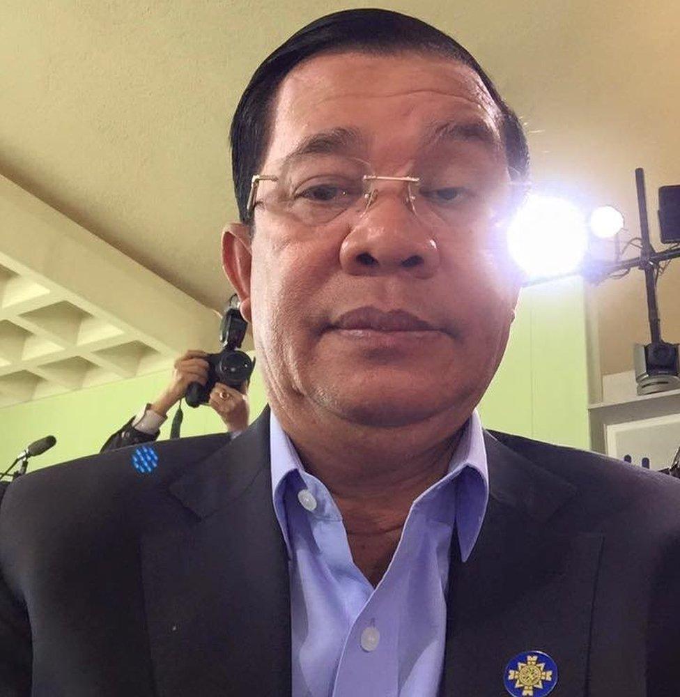 Picture of Cambodian Prime Minister Hun Sen