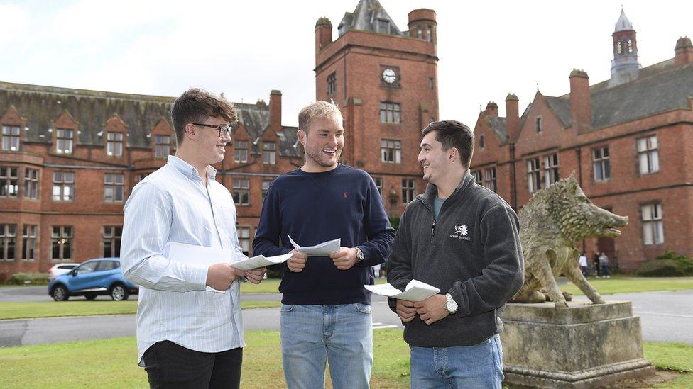 John Gildea, Adam Catherall and Jack McAllister