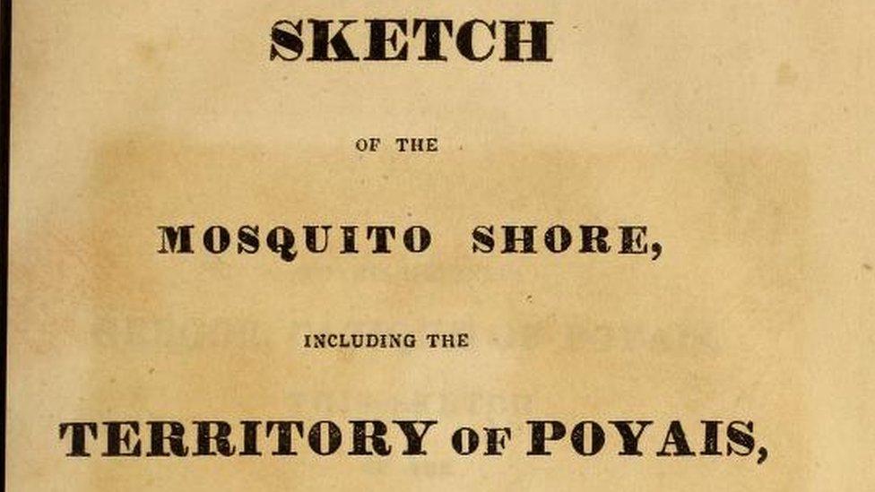 The Sketch of the Mosquito Shore including the Territory of Poyais by Thomas Strangeways