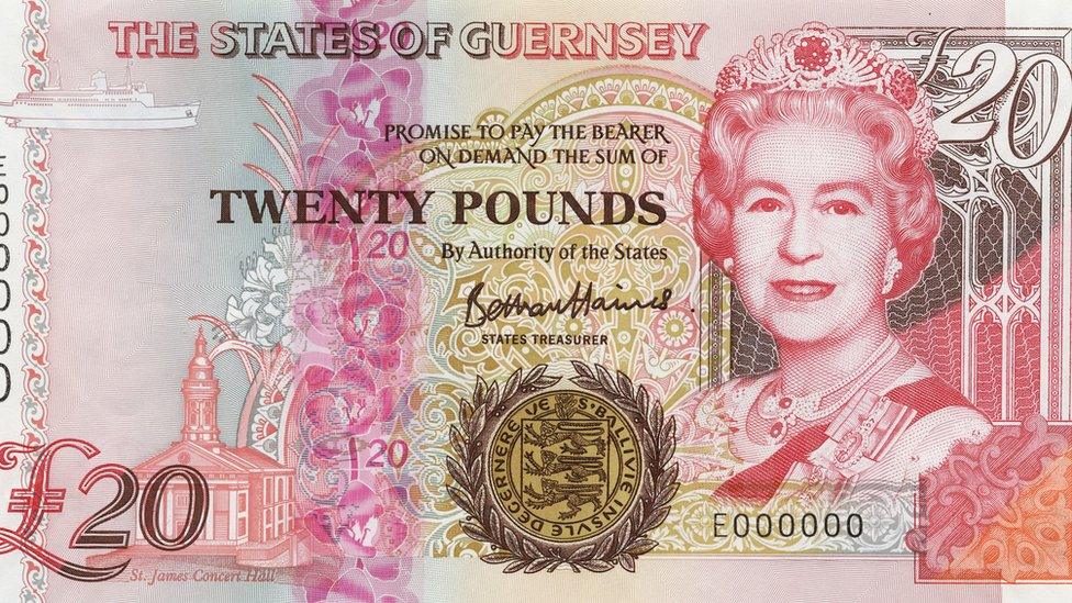 States of Guernsey £20 banknote