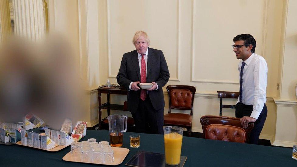 Boris Johnson and Rishi Sunak