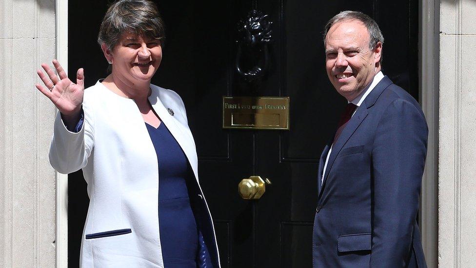 Arlene Foster and Nigel Dodds