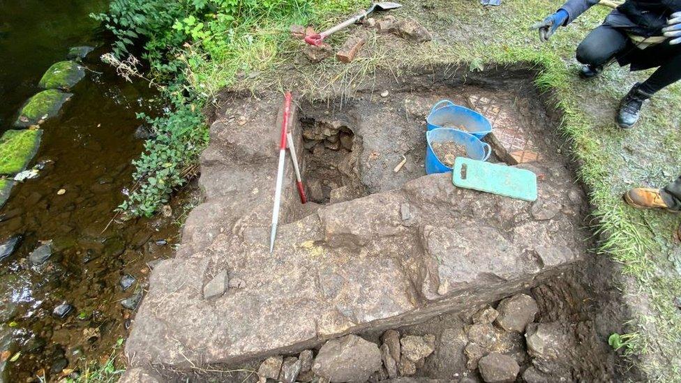 Excavation at the Haugh