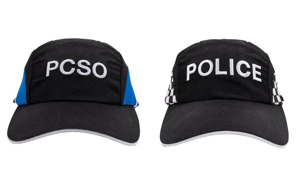 Gloucestershire Police "bump" caps