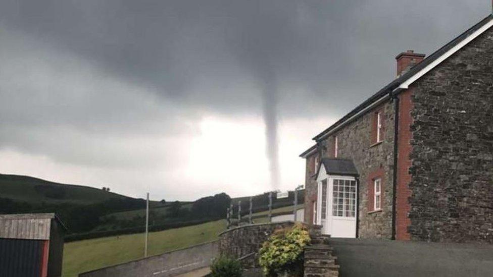 Brecon tornado