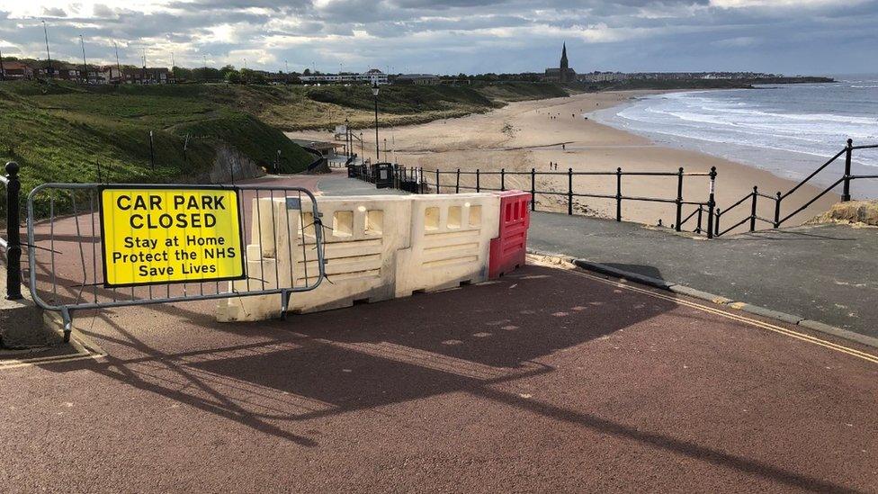 Car park at Tynemouth