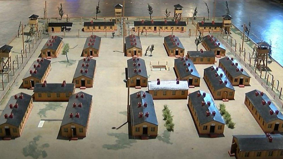 Model of Stalag Luft III