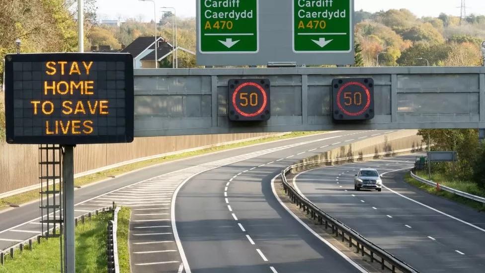 Lockdown scene in Wales