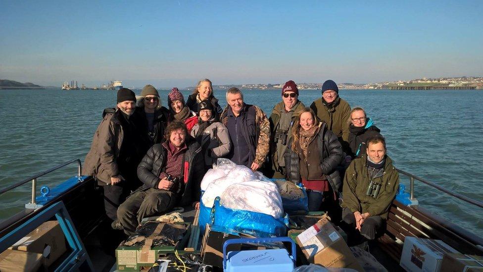 Skokholm Island volunteers