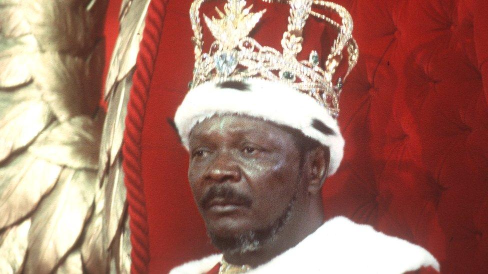 Central African Republic's former leader Emperor Jean-Bedel Bokassa