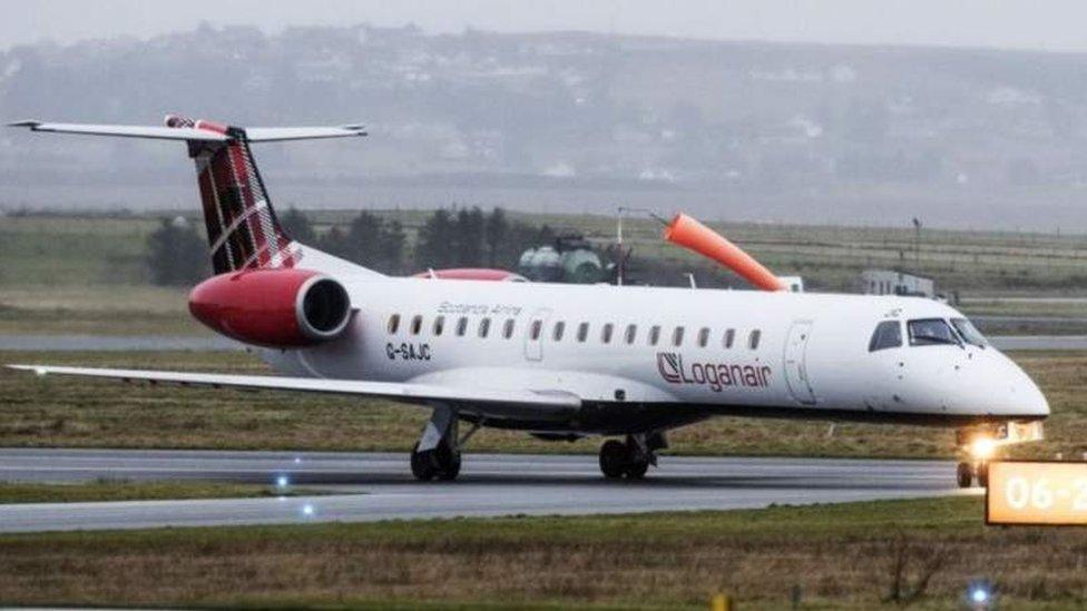 Loganair plane