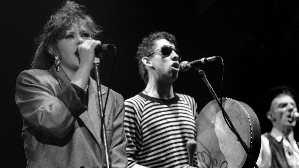 Kirsty MacColl and Shane MacGowan