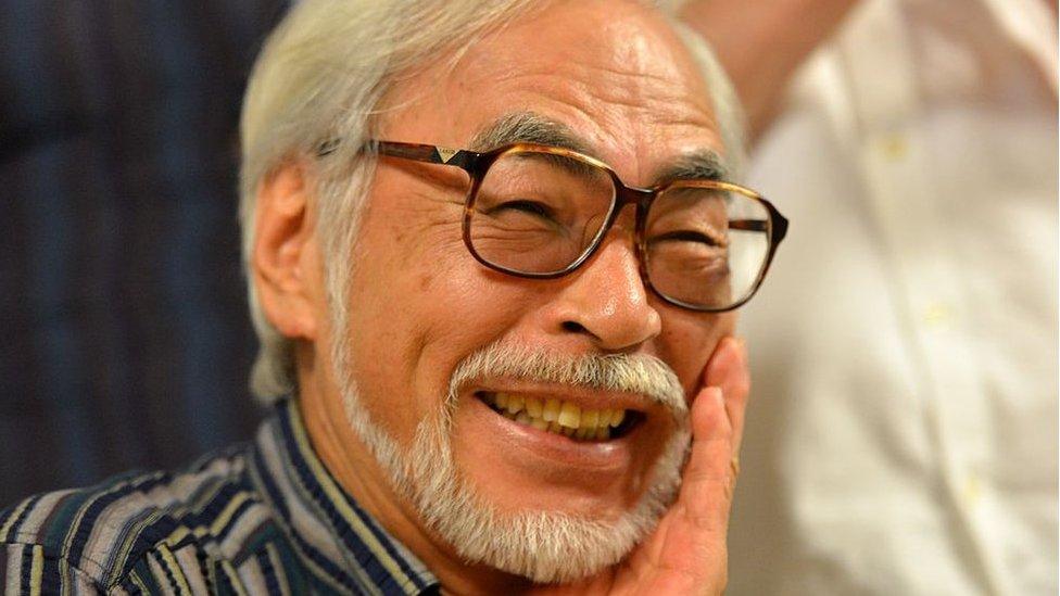 Oscar-winning Japanese animator Hayao Miyazaki speaks to the press in Tokyo on 13 July 2015.