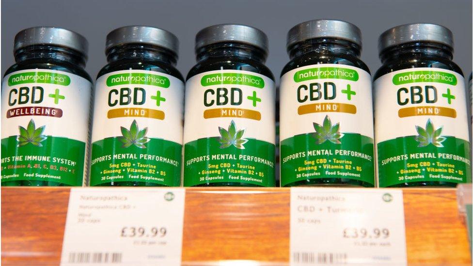 CBD bottles