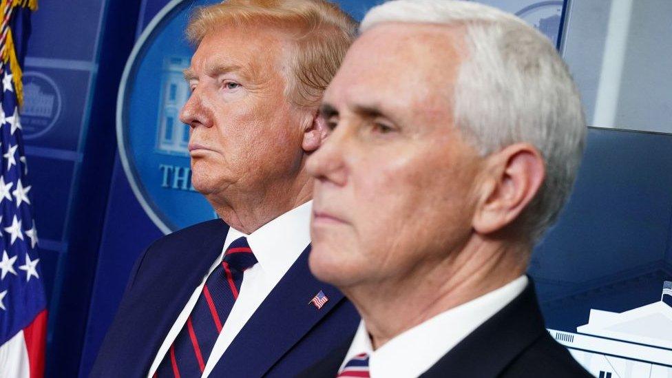 President Trump with Vice President Mike Pence