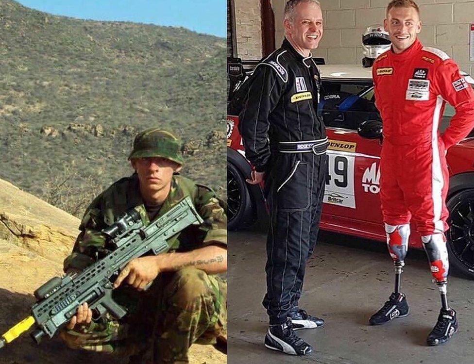 Former soldier David Birrell now wants to take part in the Le Mans 24-hour race