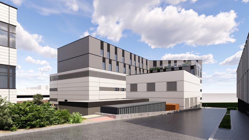 CGI of new OUH building