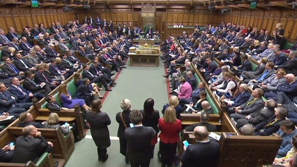 Lady Sylvia Hermon speaking in parliament