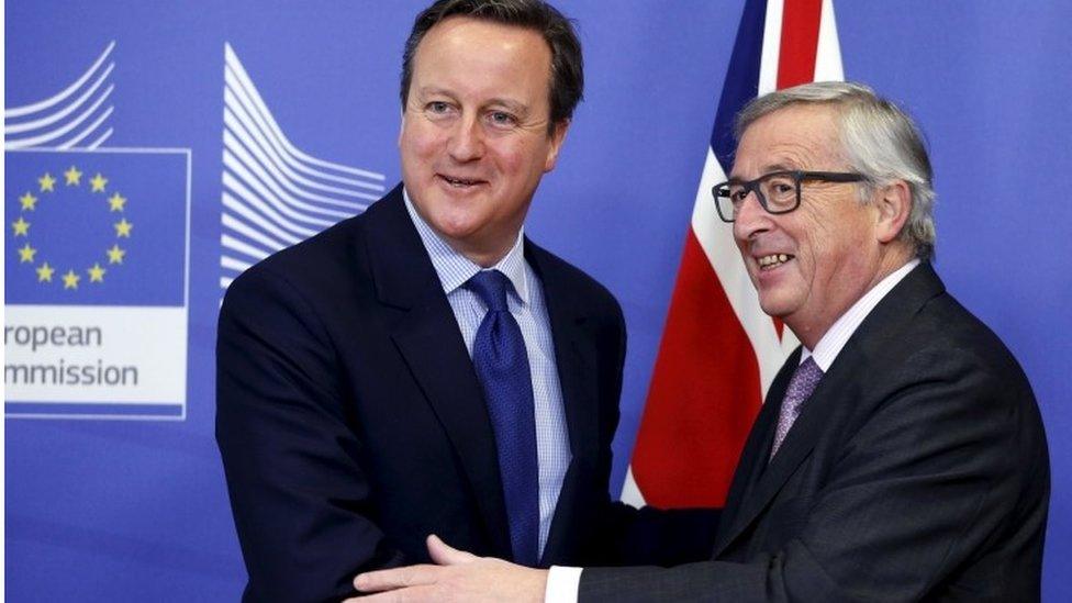 David Cameron and Jean-Claude Juncker