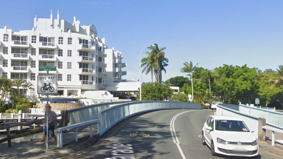 The Noosa Sound Bridge in Australia.