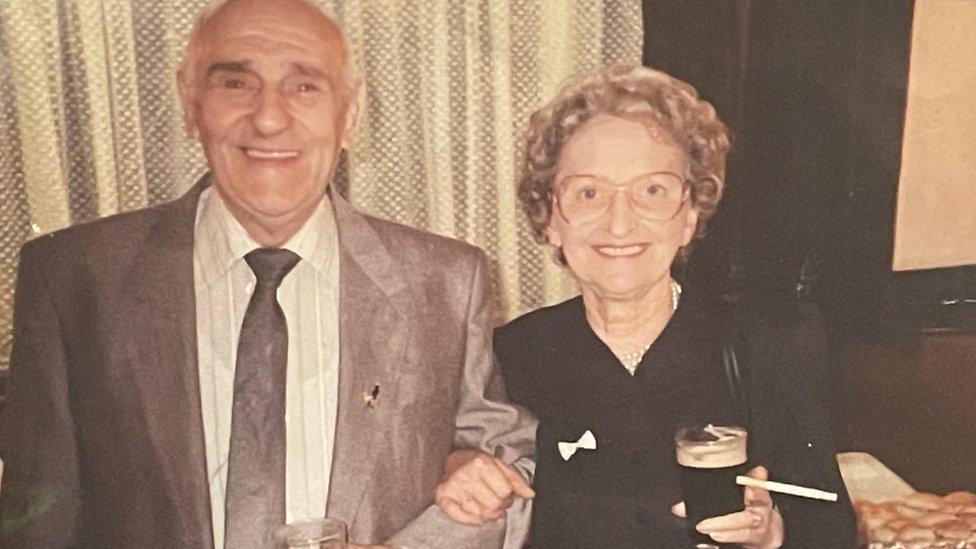 Doris Hobday with husband Raymond