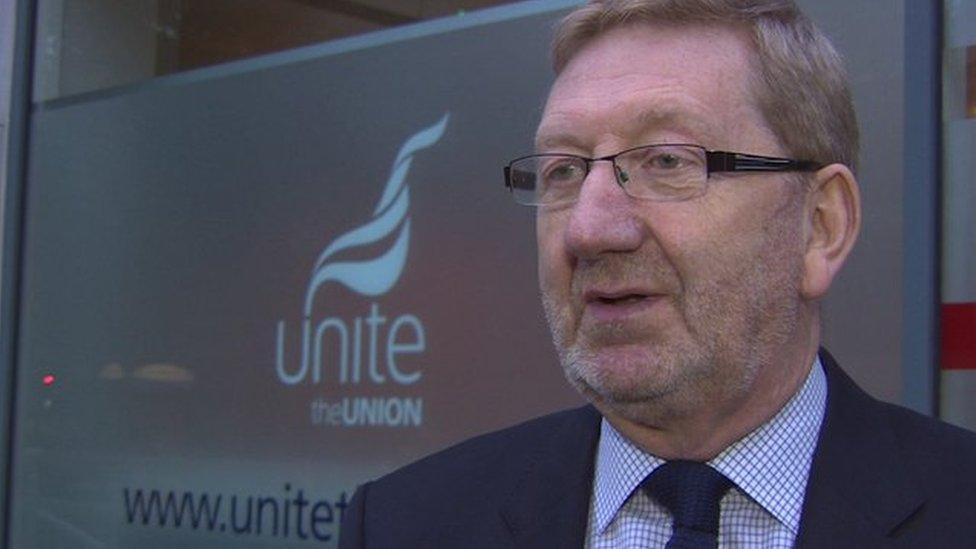 General Secretary of Unite the Union, Len McCluskey