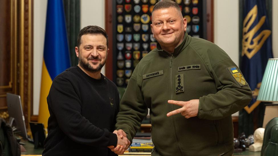 Zelensky with Zaluzhnyi