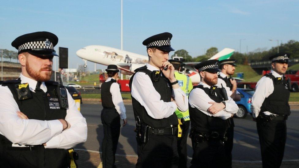 Met Police officers