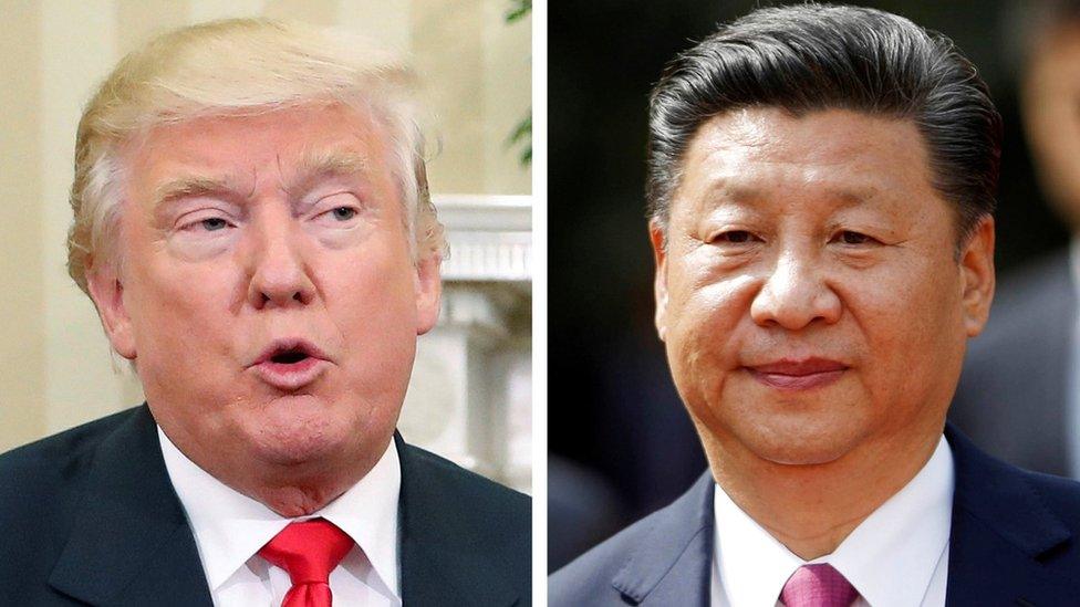 Donald Trump and Xi Jinping