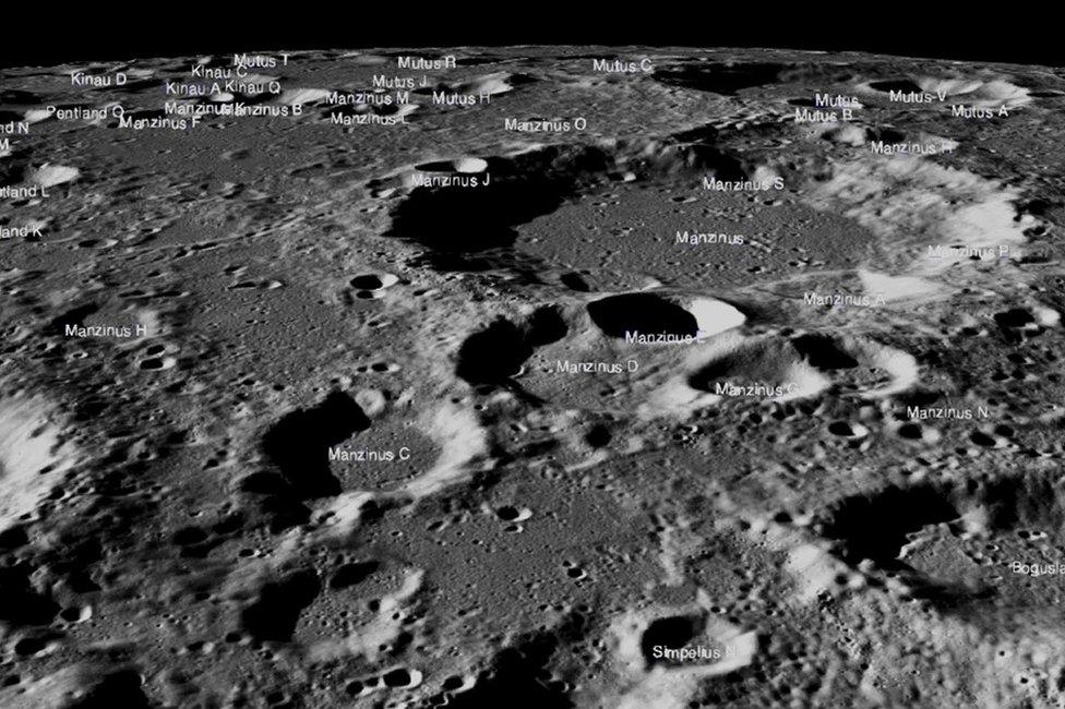 NASA tweeted images of landing site where Vikram attempted a descent.