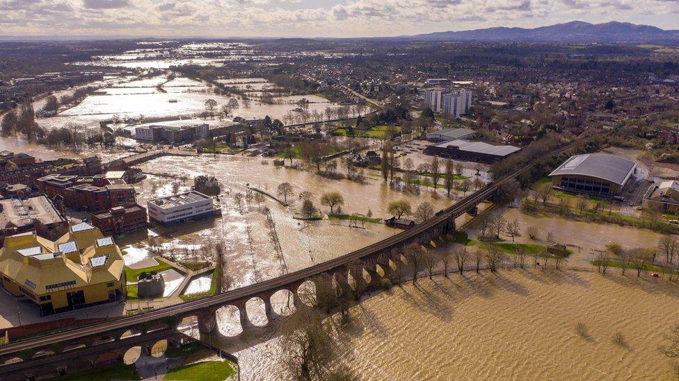 Flooding in Worcester