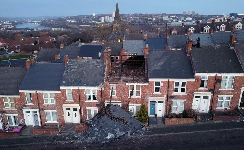 A house on Overhill terrace in Bensham, Gateshead