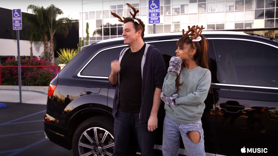 Seth MacFarlane and Ariana Grande