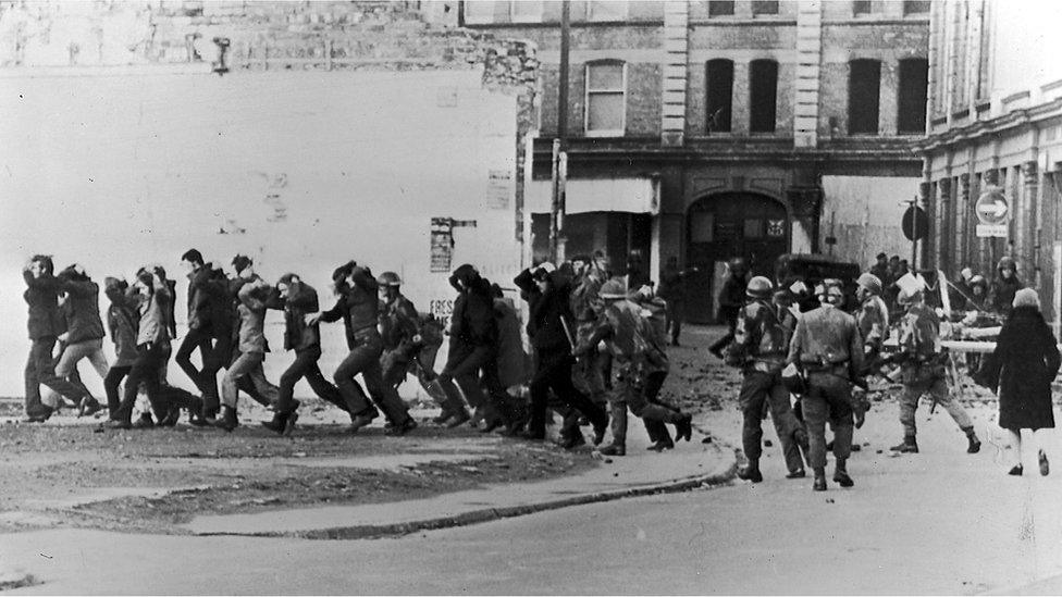 Bloody Sunday in Derry 1972