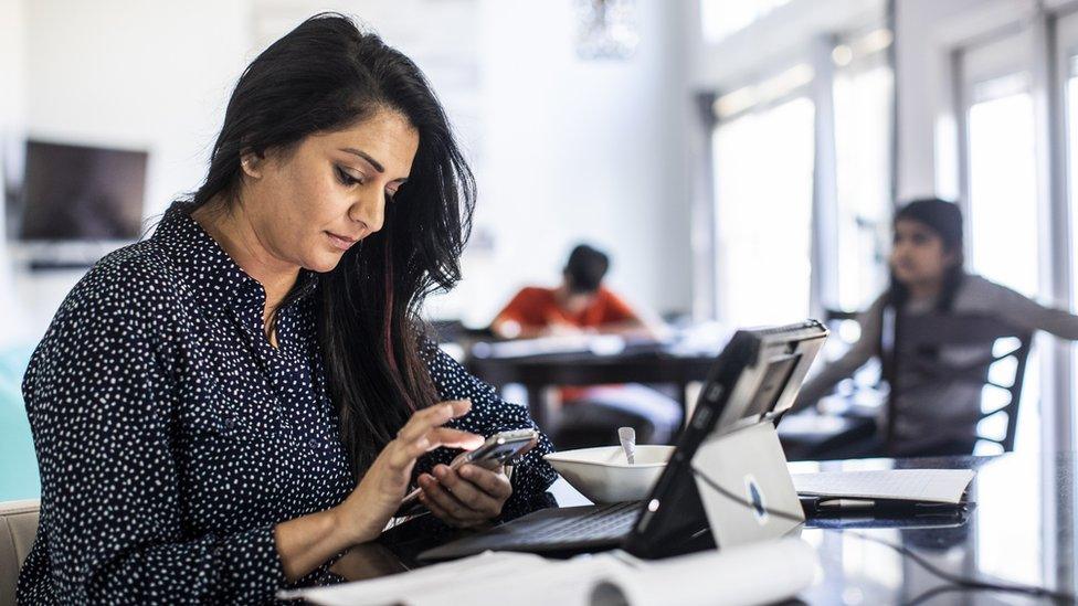 Female office worker