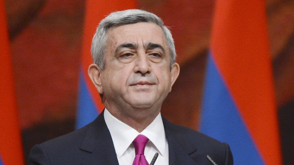 Armenian President Serzh Sargsyan