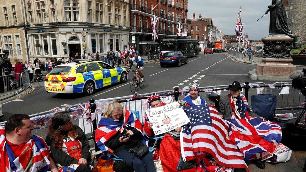 Royal fans in Windsor