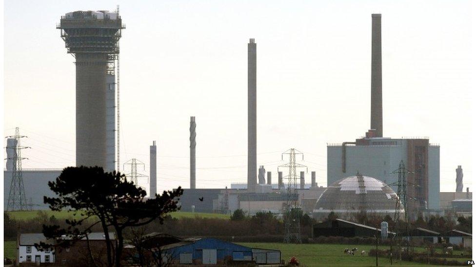 Sellafield nuclear plant in the Copeland constituency