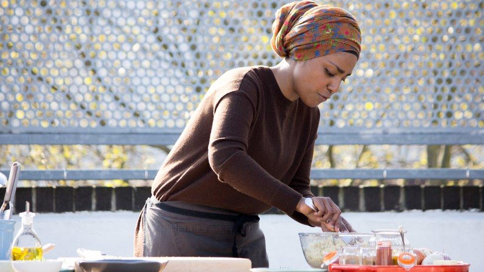 Nadiya Hussain cooking