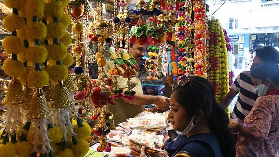 Diwali shopping