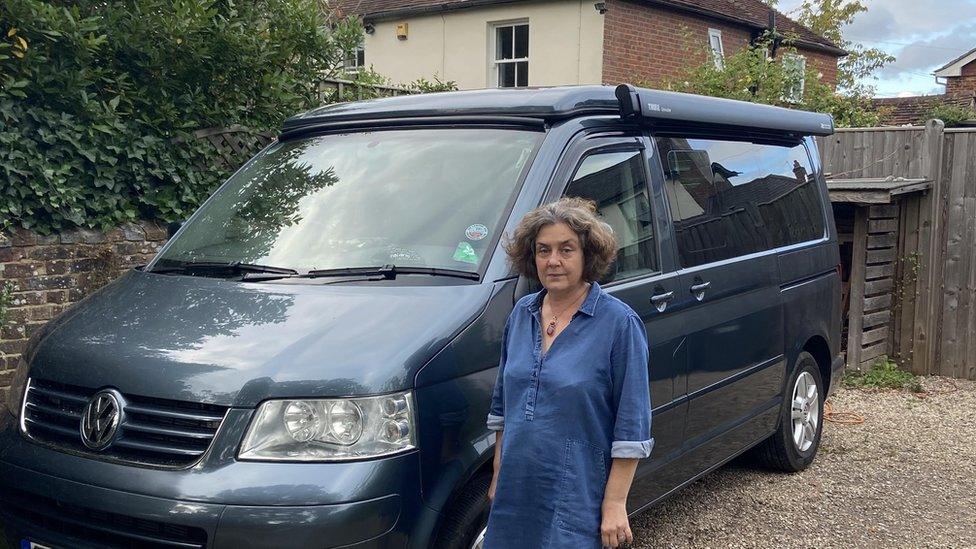 Ruth Costello with vehicle