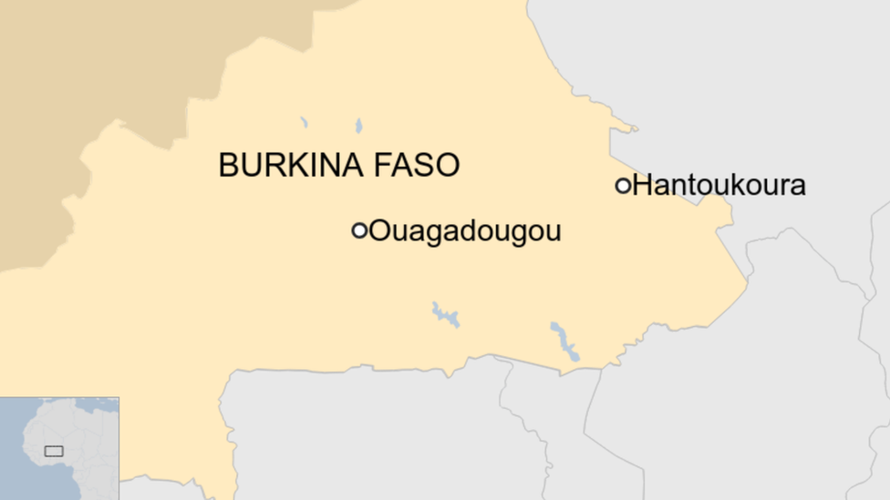 Map of Burkina Faso